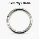 5 cm Yaylı Halka SB 9179 - Zamak Metal Çanta Halka Tokası, 50 mm iç ölçü, dayanıklı ve pratik bağlantı elemanı