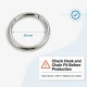 5 cm Yaylı Halka SB 9179 - Zamak Metal Çanta Halka Tokası, 50 mm iç ölçü, dayanıklı ve pratik bağlantı elemanı