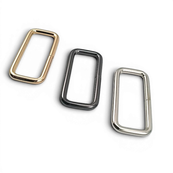 5 cm Dikdörtgen Toka - Çerçeve Toka Özel Metal Kaplama - Kalın Model SB 9964