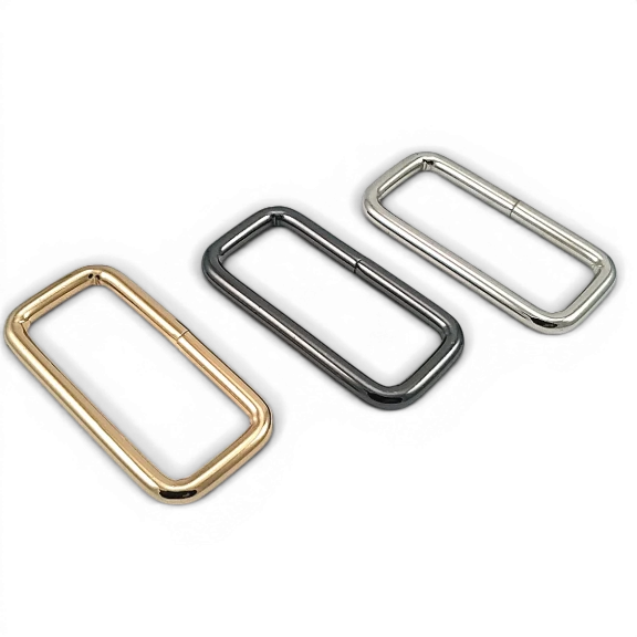 5 cm Dikdörtgen Toka - Çerçeve Toka Özel Metal Kaplama - Kalın Model SB 9964