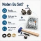 Banner Eyelet Starter Set – 10 mm Eyelets, Die and Hand Tool Included BANNER-10MM-SET05