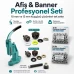 Afiş & Banner Profesyonel Kuşgözü Seti – 10 mm ve 13 mm Presli Set BANNER-PRO-SET06