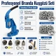 Profesyonel Branda Kuşgözü Seti – Tulumba El Presi, No 28 ve No 31 Kuşgözü Dahil - BRANDA-PRO-SET02