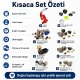 Ekonomik Çanta Yapım Kalıp Seti - El Presi, Kuşgözü, Çıtçıt, Perçin ve Çanta Mıknatısı Aparatları ile Çanta Yapım Seti
