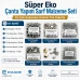 Süper Eko Çanta Yapım Sarf Malzeme Seti – Kuşgözü, Çıtçıt, Perçin ve Çanta Mıknatısı CANTA-SARF-SET-SUPER-EKO-01