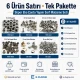 Süper Eko Çanta Yapım Sarf Malzeme Seti – Kuşgözü, Çıtçıt, Perçin ve Çanta Mıknatısı CANTA-SARF-SET-SUPER-EKO-01