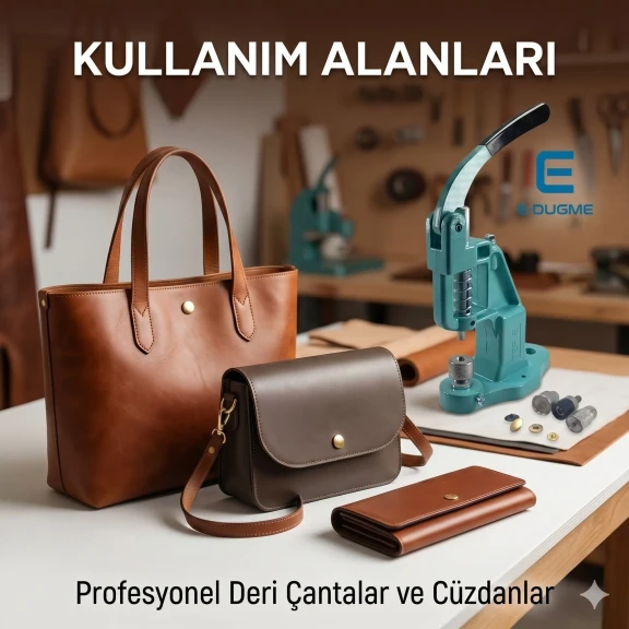 Büyük Çanta Yapım Seti – Çanta Mıknatısı, Çıtçıt, Perçin, Kuşgözü, El Presi ve Montaj Aparatları Dahil CANTA-SET-BUYUK-01
