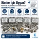 Eko Çanta Sarf Malzeme Seti - Çanta Mıknatısı, Çıtçıt, Perçin ve Kuşgözü ile Hobi Üretimi ve Butik Atölye Çalışmaları için