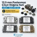 12,5 mm Paslanmaz Çıtçıt Düğme Seti – 4 Renk 400 Adet + 54 Sistem Kamalı Uygulama Aparatı Dahil – El Presi Hariç CITCIT-SET-125MM-4RENK-KLP0056