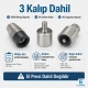 Snap Fastener System Sample Starter Set with Dies – 9.5 mm Klikit, 12.5 mm 54 System and 15 mm Alfa CITCIT-SISTEM-TANIMA-SET01