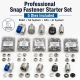 Professional Snap Fastener System Sample Starter Set with 5 Dies – Klikit, 54 System, Alfa and 61 System CITCIT-SISTEM-TANIMA-SET02