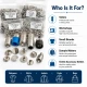 Professional Snap Fastener System Sample Starter Set with 5 Dies – Klikit, 54 System, Alfa and 61 System CITCIT-SISTEM-TANIMA-SET02