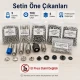 Professional Snap Fastener System Sample Starter Set with 5 Dies – Klikit, 54 System, Alfa and 61 System CITCIT-SISTEM-TANIMA-SET02