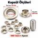 8 mm 5 No Paslanmaz Kuşgözü Elde Vurmalı Delme ve Çakma Seti – 100 Takım + Aparat KGS2IN1-05-PS100 8 mm 5 No Paslanmaz Kuşgözü Elde Vurmalı Delme ve Çakma Seti – 100 Takım + Aparat KGS2IN1-05-PS100