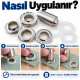9.5 mm 24 No Paslanmaz Kuşgözü Elde Vurmalı Delme ve Çakma Seti – 20 Takım + Aparat KGS2IN1-24-PS020