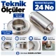 9.5 mm 24 No Paslanmaz Kuşgözü Elde Vurmalı Delme ve Çakma Seti – 20 Takım + Aparat KGS2IN1-24-PS020 9.5 mm 24 No Paslanmaz Kuşgözü Elde Vurmalı Delme ve Çakma Seti – 20 Takım + Aparat KGS2IN1-24-PS020