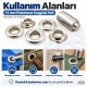 12 mm (0.47 in) Stainless Steel Eyelet Hand Punch and Setting Kit – 20 Sets + Tool KGS2IN1-26-PS020