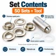 12 mm (0.47 in) Stainless Steel Eyelet Hand Punch and Setting Kit – 50 Sets + Tool KGS2IN1-26-PS050 12 mm (0.47 in) Stainless Steel Eyelet Hand Punch and Setting Kit – 50 Sets + Tool KGS2IN1-26-PS050