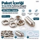 12 mm (0.47 in) Stainless Steel Eyelet Hand Punch and Setting Kit – 100 Sets + Tool KGS2IN1-26-PS100 12 mm (0.47 in) Stainless Steel Eyelet Hand Punch and Setting Kit – 100 Sets + Tool KGS2IN1-26-PS100