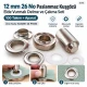 12 mm (0.47 in) Stainless Steel Eyelet Hand Punch and Setting Kit – 100 Sets + Tool KGS2IN1-26-PS100 12 mm (0.47 in) Stainless Steel Eyelet Hand Punch and Setting Kit – 100 Sets + Tool KGS2IN1-26-PS100