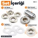 13 mm (0.51 in) Stainless Steel Eyelet Hand Punch and Setting Kit – 20 Sets + Tool KGS2IN1-28-PS020