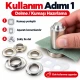 13 mm (0.51 in) Stainless Steel Eyelet Hand Punch and Setting Kit – 50 Sets + Tool KGS2IN1-28-PS050