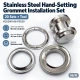 40 mm (1.57 in) Stainless Steel Eyelet Hand Punch and Setting Kit – 20 Sets + Tool KGS2IN1-66-PS020