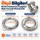 40 mm (1.57 in) Stainless Steel Eyelet Punch and Setting Kit – 50 Sets + Tool KGS2IN1-66-PS050
