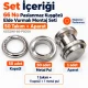 40 mm Stainless Eyelet Kit | 50 Sets & Tool 40 mm (1.57 in) Stainless Steel Eyelet Punch and Setting Kit – 50 Sets + Tool KGS2IN1-66-PS050