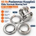 40 mm (1.57 in) Stainless Steel Eyelet Punch and Setting Kit – 50 Sets + Tool KGS2IN1-66-PS050