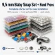 Tulumba El Presi İle En Kullanışlı Bebe Çıtçıt Aparat ve Klikıt Malzemeleri Setisı M0099-Set95