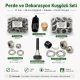 Perde ve Dekorasyon Kuşgözü Seti – 17 mm ve 28 mm Kuşgözü, Kalıplar Dahil Presiz Set PERDE-17-28MM-PRESIZ-SET10