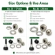 Perde ve Dekorasyon Kuşgözü Seti – 17 mm ve 28 mm Kuşgözü, Kalıplar Dahil Presiz Set PERDE-17-28MM-PRESIZ-SET10