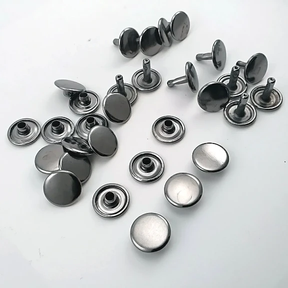 54 Çift Kapaklı Rivet 12 mm Kapak ve Alt Kapak, 7,5 mm Bacak, Saç Malzeme Perçin - 500 Takım R00054CFT
