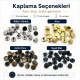 54 Çift Kapaklı Rivet 12 mm Kapak - 7,5 mm Bacak Saç Malzeme Perçin, 500 Takım, Çanta, Deri, Tekstil Aksesuarları için
