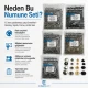 15 mm Paslanmaz Çıtçıt Düğme Seti – 4 Renk 400 Adet + 54 Sistem Kamalı Uygulama Aparatı SET-15MM-CITCIT-400