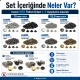 12,5 mm + 15 mm Paslanmaz Çıtçıt Renk ve Uygulama Seti – 8 Renk / 800 Takım + 2 Kalıp Dahil – El Presi Hariç SET-CITCIT-125-15-8RENK-800-KLP