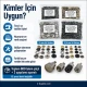 12,5 mm + 15 mm Paslanmaz Çıtçıt Renk ve Uygulama Seti – 8 Renk / 800 Takım + 2 Kalıp Dahil – El Presi Hariç SET-CITCIT-125-15-8RENK-800-KLP