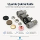 12,5 mm Plastik Kapaklı Çıtçıt Renk Seçim Seti – 12 Renk / 600 Takım – 54 Sistem Paslanmaz Alt Parça + Montaj Aparatı ve Set Kutusu Hediyeli SET-CITCIT-125PL-12RENK-600