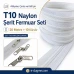 Atölyeler İçin Çanta, Kılıf T10 Naylon Şerit Fermuar Seti – 50 Metre + 25 Krüsör - SET-T10-NAYLON-50M25C