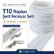 T10 Naylon Şerit Fermuar Seti