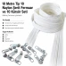 Atölyeler İçin 10 Metre Tip 10 Naylon Şerit Fermuar ve 10 Tek Elcikli Kürsör Seti SET-T10T-NAYLON-10M10C
