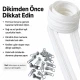 Atölyeler İçin 50 Metre Tip 10 Naylon Şerit Fermuar ve 25 Tek Elcikli Kürsör Seti, çanta, kılıf ve tekstil aksesuarları için