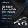 T20 Naylon Branda ve Çadır Şerit Fermuar Seti – 100 mt + 50 Çekecek - SET-T20-NAYLON-100M50C