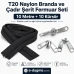 T20 Nylon Tarpaulin and Tent Zipper Set – 10 meters + 10 Pull Cords - SET-T20-NYLON-10M10C