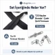 T20 Nylon Tarpaulin and Tent Zipper Set with Pull Cords