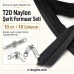 T20 Naylon Branda ve Çadır Şerit Fermuar Seti – 10 mt + 10 Çekecek - SET-T20-NAYLON-10M10C
