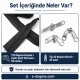 T20 Naylon Branda ve Çadır Şerit Fermuar Seti