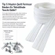 Yastık ve kırlent kılıfları için 50 metre Tip 5 naylon şerit fermuar seti, 100 tek elcikli kürsör ile
