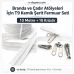 T9 Kemik Branda ve Çadır Şerit Fermuar Seti – 10 mt + 10 Çekecek SET-T9-KEMİK-10M10K
